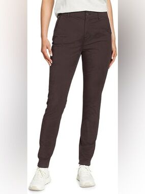 Eddie Bauer Voyager high-rise Chino slim purple pants size 22W NEW NWT